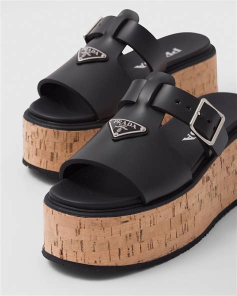 prada jute wedge sandals|prada platform sandals.